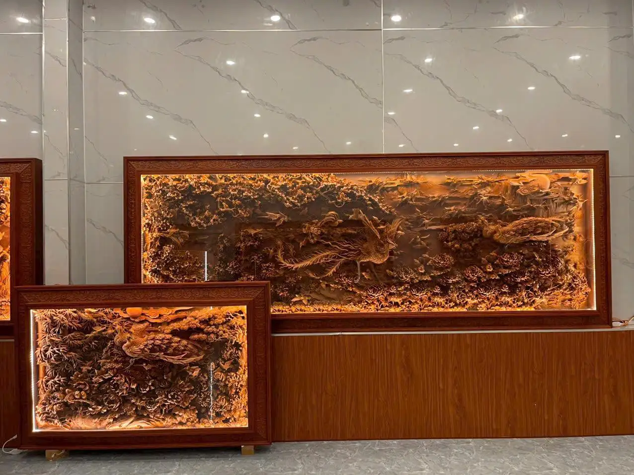 Tranh bách điểu triều phụng